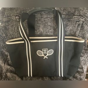Chanel vintage sports line tote bag